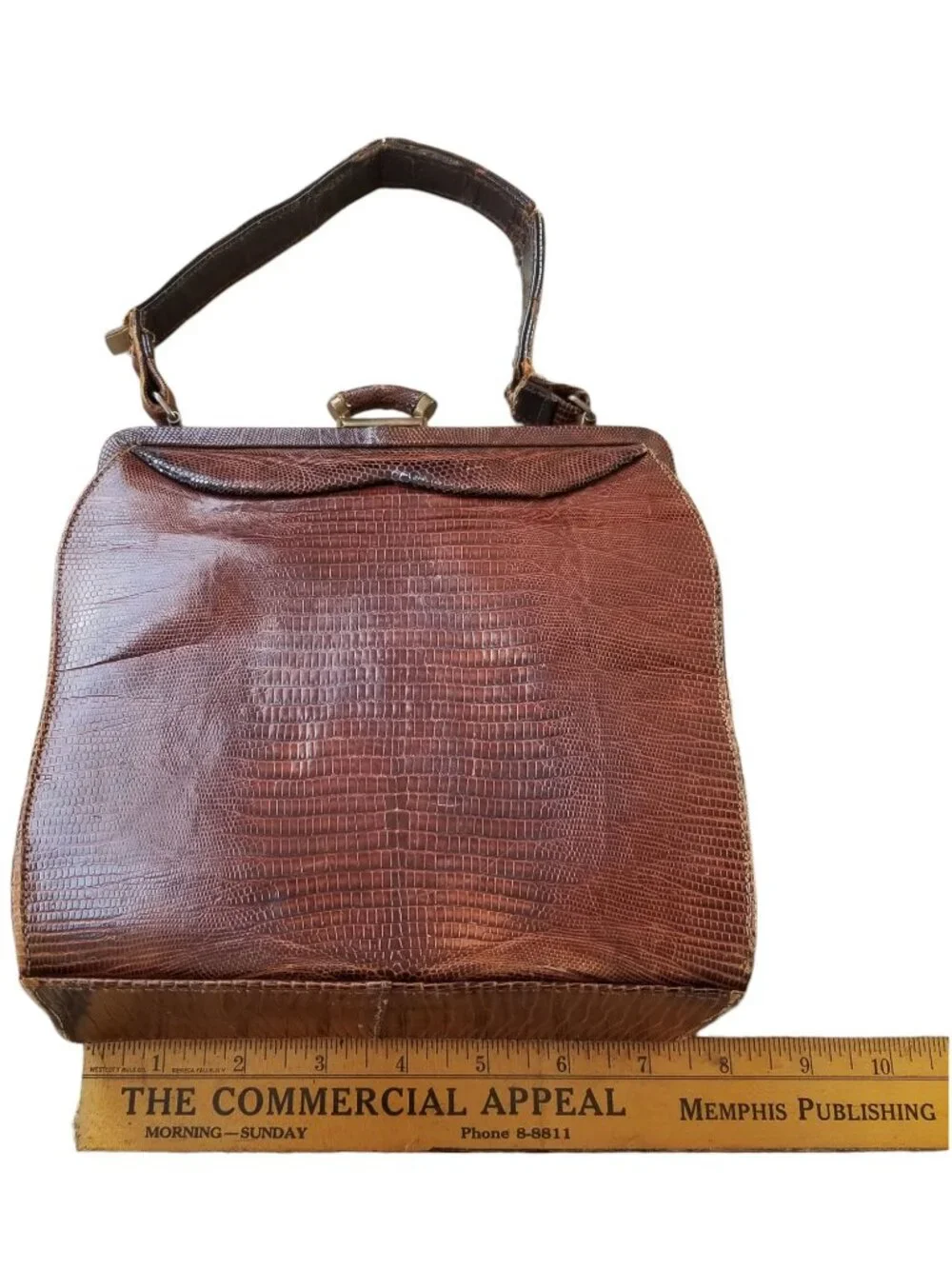 Lizard & Alligator Purses 40s-50s For Display, Costumes, or Use w/Strap Repair